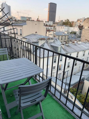 Fantastic apartement & terrace Paris Montparnasse